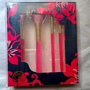 Lilly Pulitzer NWT Makeup Brush Set